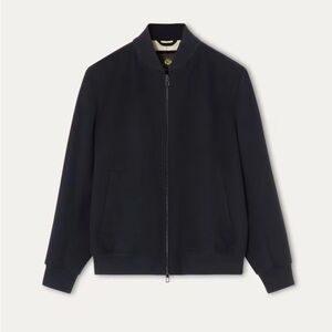 NWT loro piana ivy cashmere bomber- navy